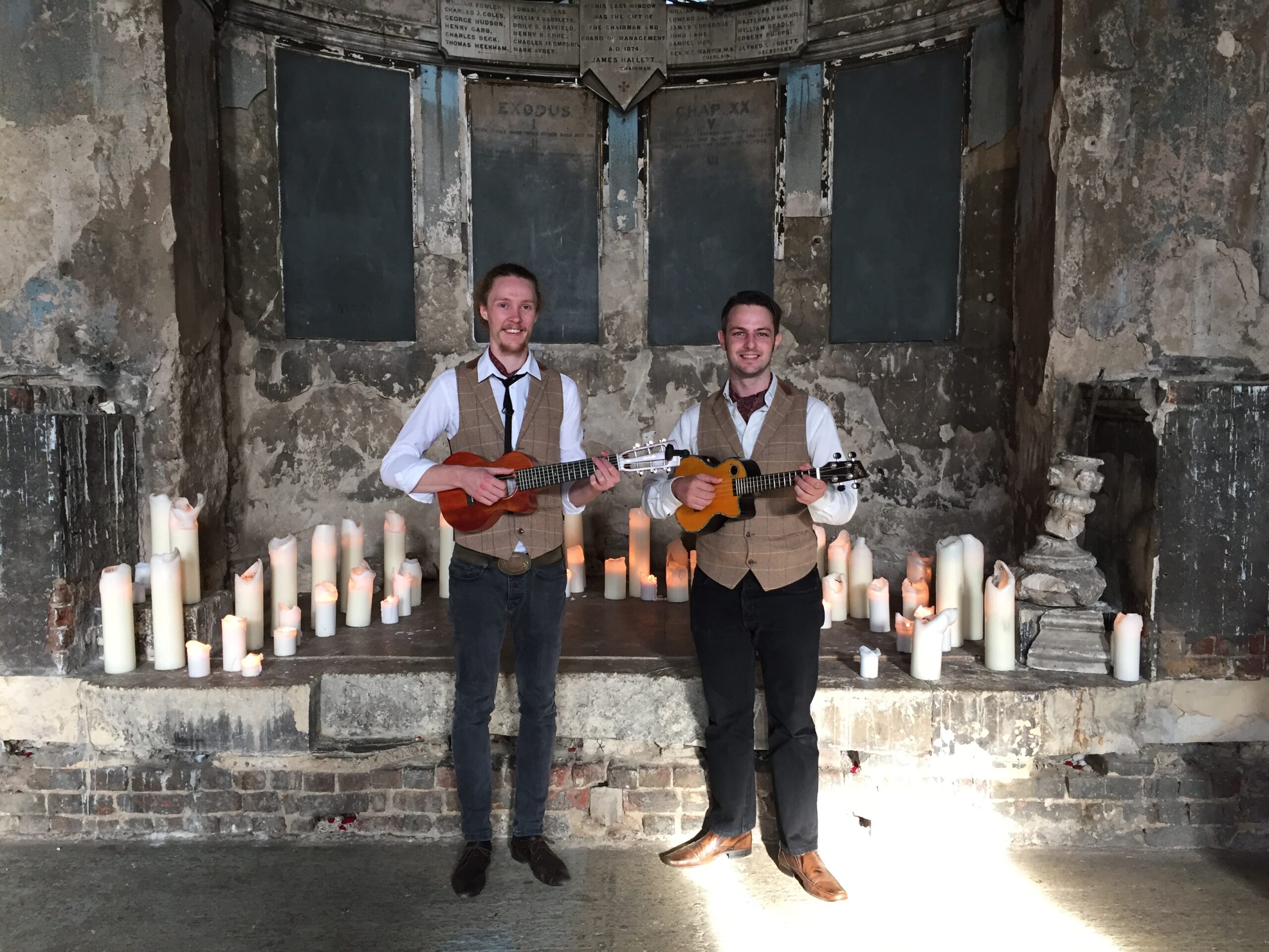 Beautiful ukulele wedding at the asylum Peckham